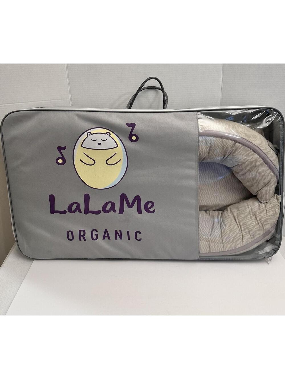 LaLaMe 100% Organic Cotton Newborn Lounger Water-Resistant Baby Nest for Infants